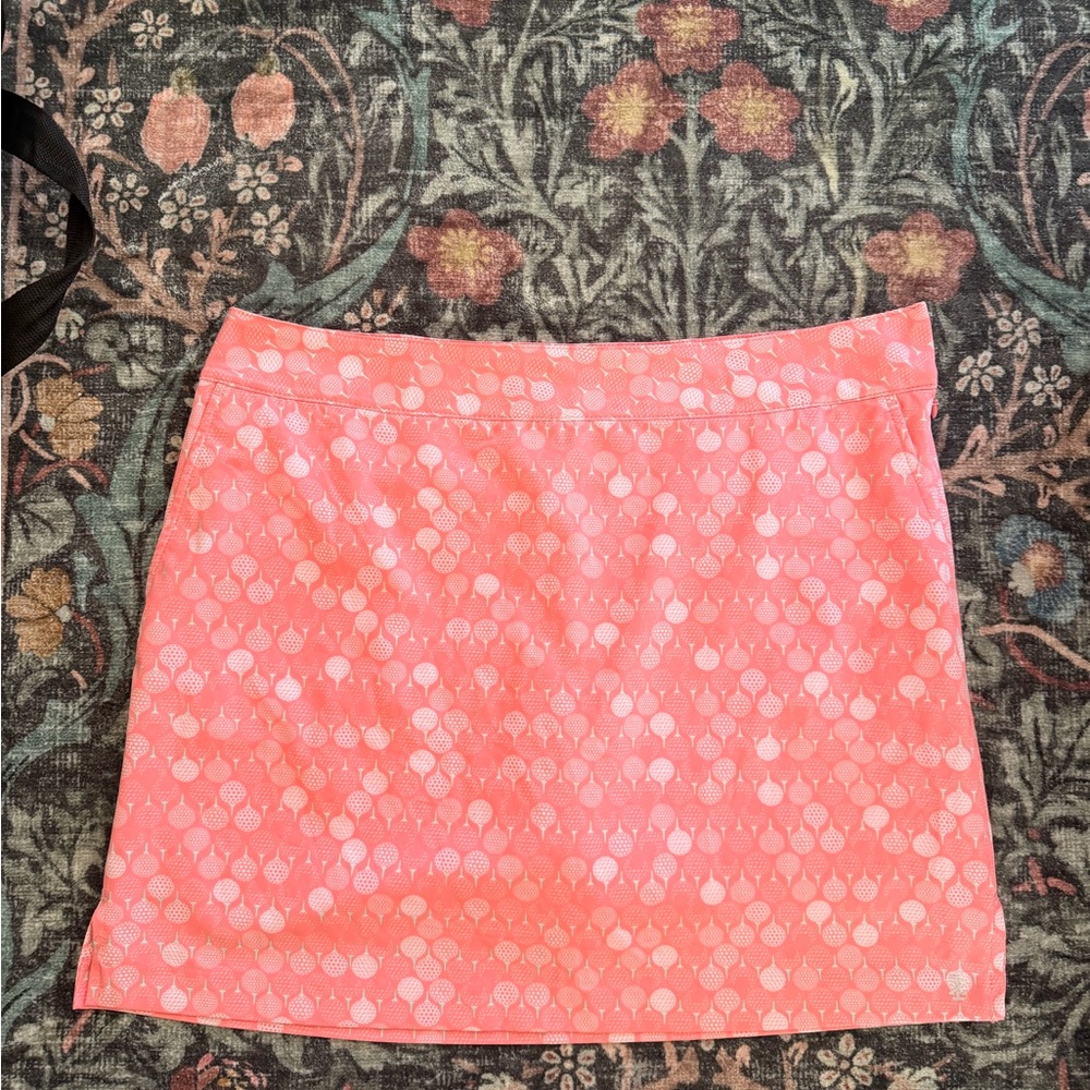 Izod Pink and White Golf Skort